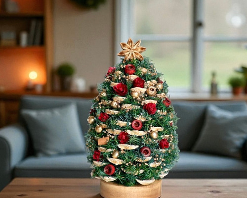 クラフト クリスマスデコレーション ミックスコーン 松ぼっくり 3点