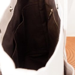 h様専用ページ◇倉敷帆布のトート◇Ｍ◇シナモン×ブラック 7枚目の画像