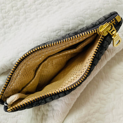 月と星屑　選べる　小さな保冷ポーチ　H11W15 ヌビポーチ　イブル　ヌビ　月刺繍　保冷ポーチ　ミニ　おやつポーチ　 4枚目の画像