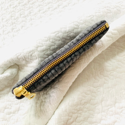 月と星屑　選べる　小さな保冷ポーチ　H11W15 ヌビポーチ　イブル　ヌビ　月刺繍　保冷ポーチ　ミニ　おやつポーチ　 3枚目の画像