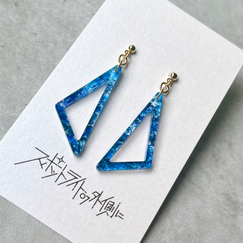 縁 Futi【アクリルピアス/イヤリング】 ピアス（スタッド・一粒） そと