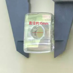 【5個】6mm穴　イニシャル　パーツ　ハンドメイド　ビーズ　材料　DIY  パラコード作品用　イェロー 3枚目の画像