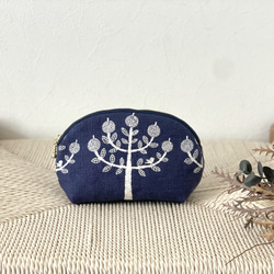 ⚮̈ミナペルホネン シェルポーチ skip black ポーチ hanahana314 通販