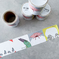 無の生き物たちのロール付箋 1枚目の画像