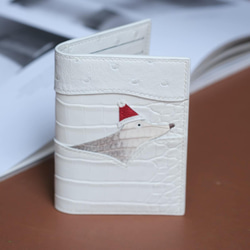 白狐ミニお財布　クロコダイル 7枚目の画像