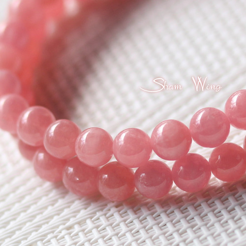 高品質インカローズ ブレスレット約5.9～6.2mm1本 愛や夢の石✿天然石