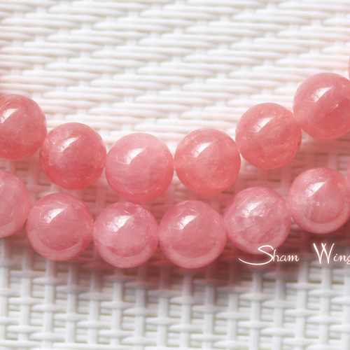 ピンク 天然石 高品質インカローズブレスレット 高品質インカローズ ブレスレット約5.9～6.2mm1本 愛や夢の石✿天然石