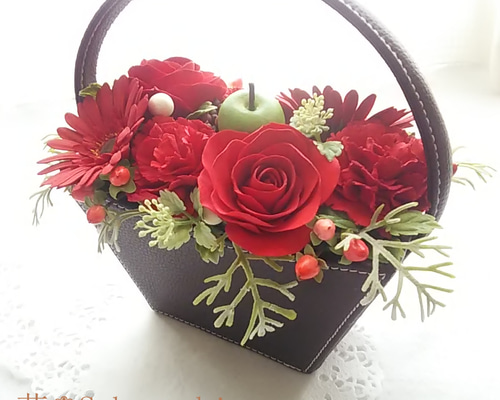クレイフラワー❁バック型アレンジ❁ a25f96556bf8086239a342bd2f426c