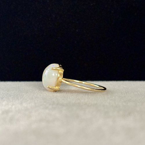 大粒エチオピア産】宝石質オパールリング2種【11号現品限り】 指輪