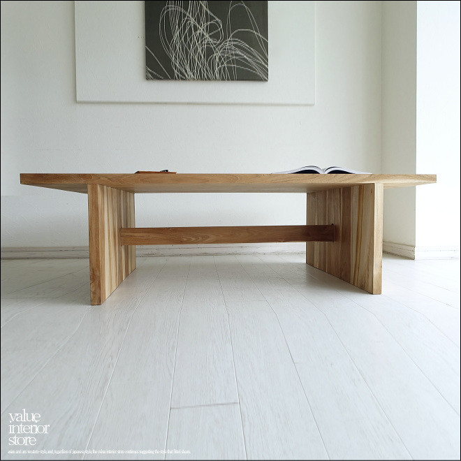 チーク無垢材 リビングテーブルTurel/150N 座敷机 座卓 センターテーブル 長机 ローテーブル 無垢材家具