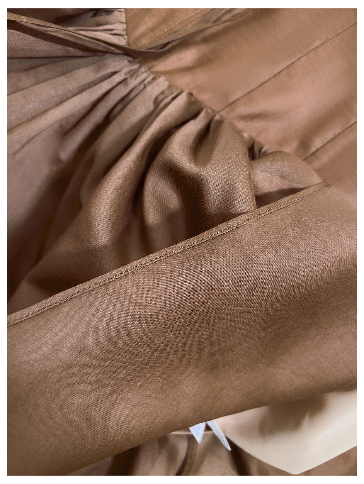 茶色 ショート丈 ウェディングドレス パーティー ワンピース 韓国風 お呼ばれ 二次会 69440｜詳細画像