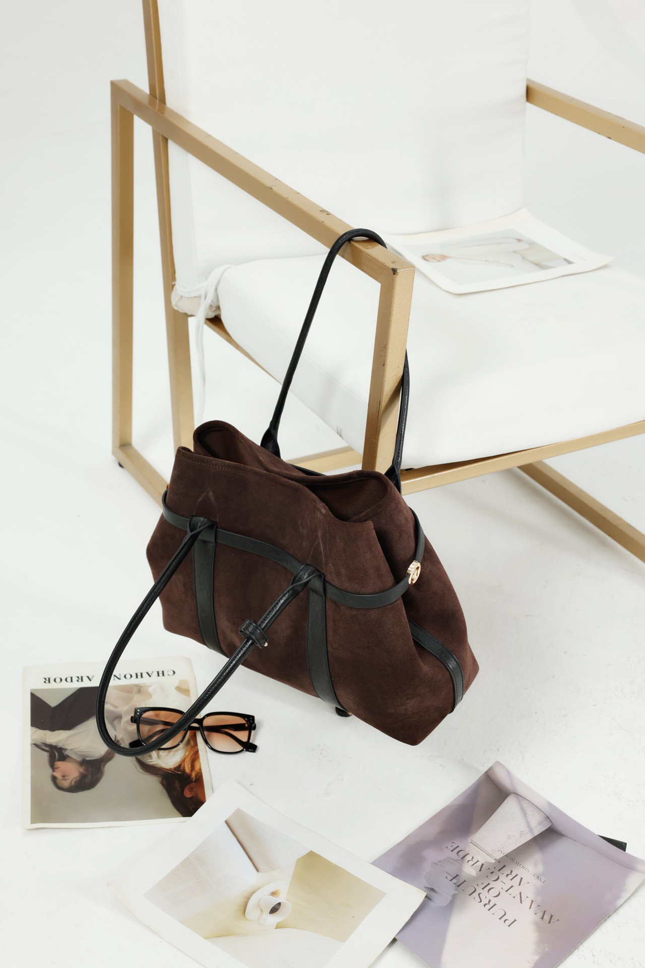 本革トートバッグ レディース スエード調マットレザー 大容量 横型 通勤 ショルダー ハンドバッグ 高級感 おしゃれ