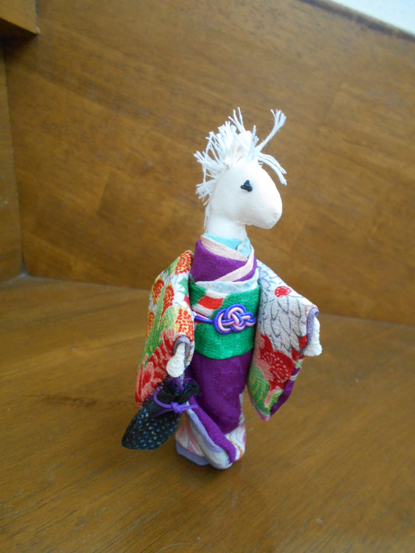 干支飾り 馬 古布 ちりめん 人形 2026年 和雑貨 四季彩堂 オンライン