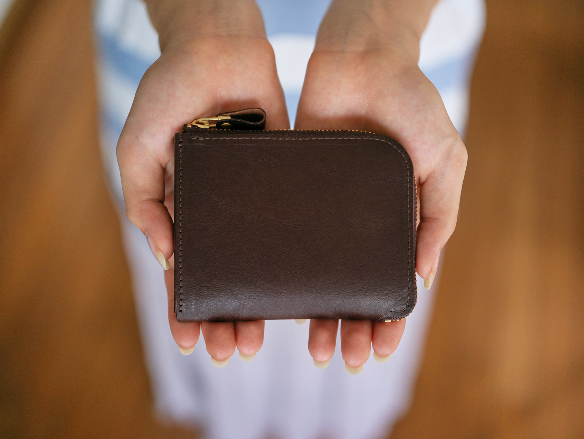 マルチパース財布（Mサイズ） Ｌ字ファスナー  5色展開　イタリアンレザー