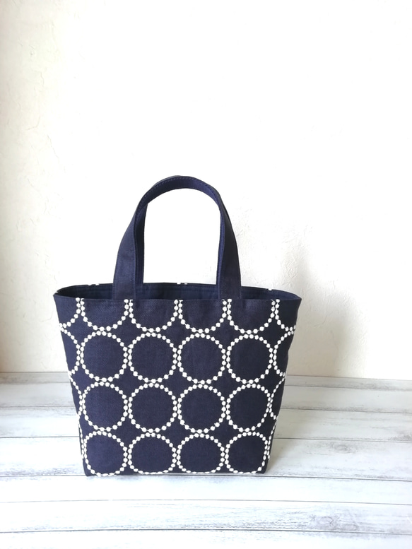 NEW！ミナペルホネン/tambourineタンバリンネイビーロングミニラウンド