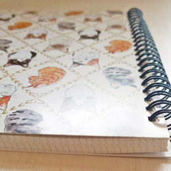 A5リングノート　猫 6枚目の画像