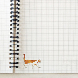 A5リングノート　猫 4枚目の画像