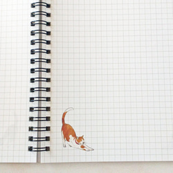 A5リングノート　猫 3枚目の画像