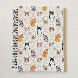 A5リングノート　猫 1枚目の画像