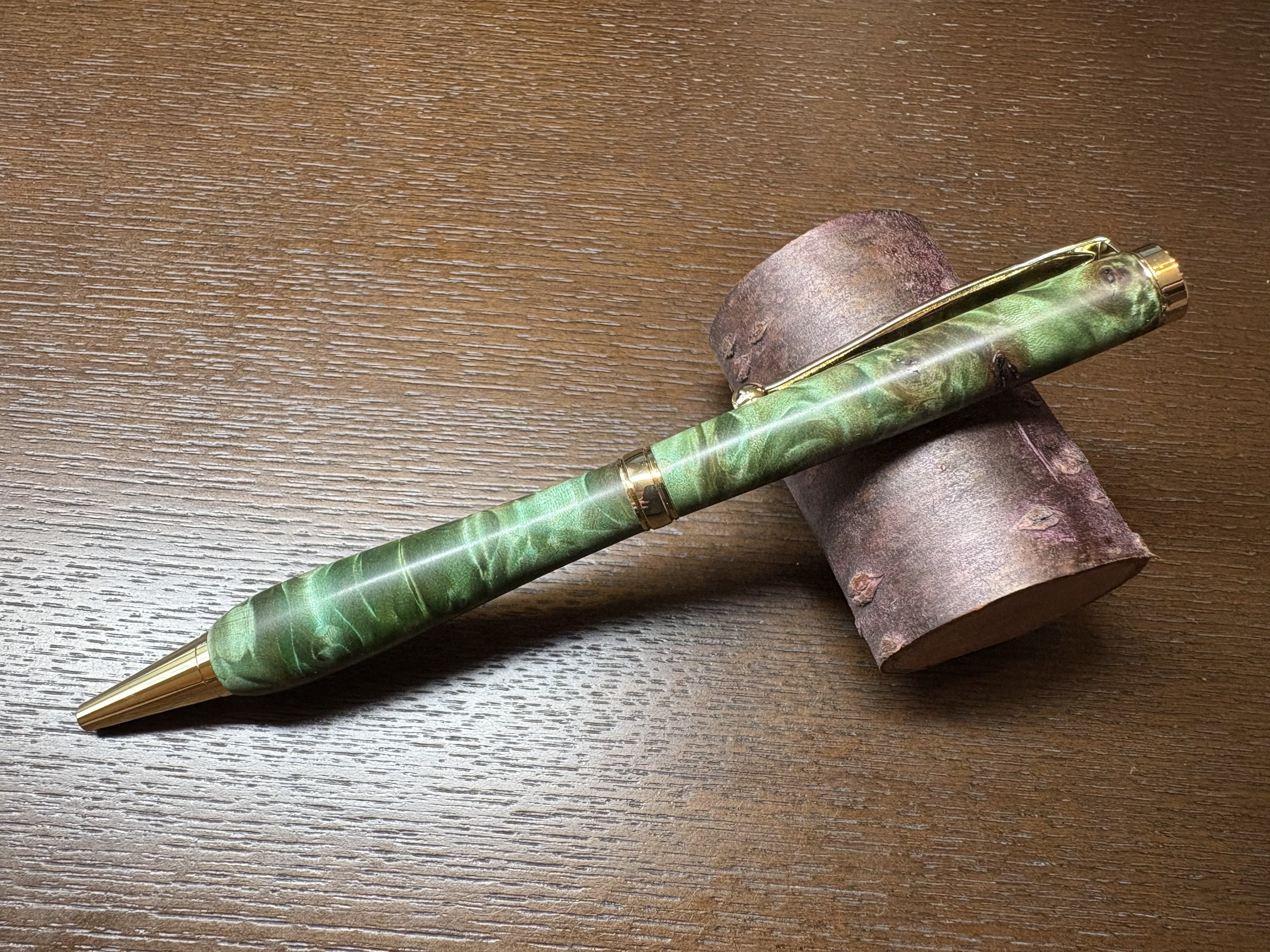 メープルバール　スタビライズドウッド製　ボールペン