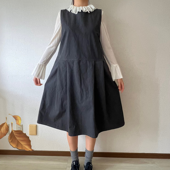 タックスカートワンピース(色選択) 6枚目の画像