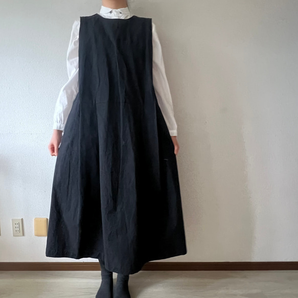 タックスカートワンピース(色選択) 1枚目の画像