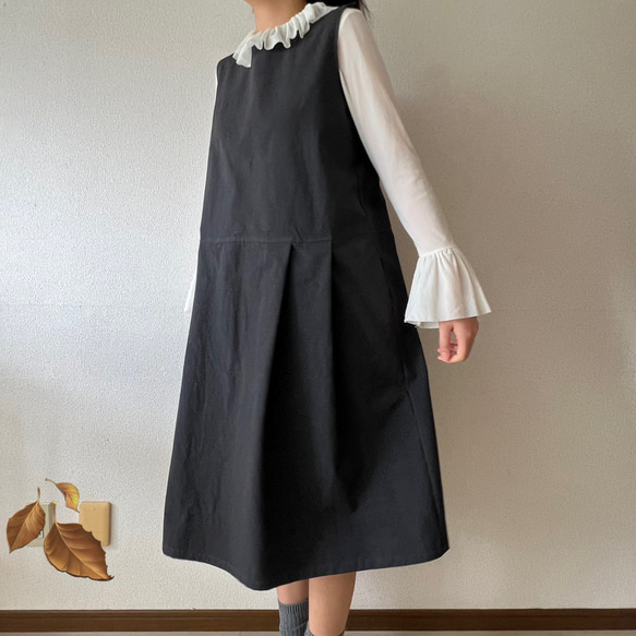 タックスカートワンピース(色選択) 10枚目の画像