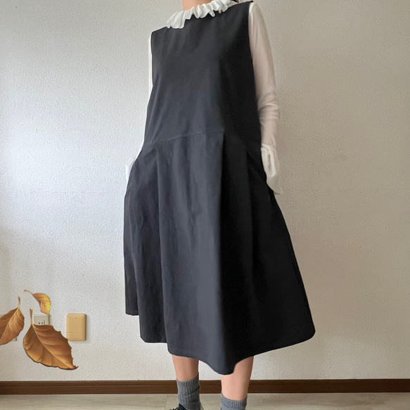 タックスカートワンピース(色選択) 7枚目の画像