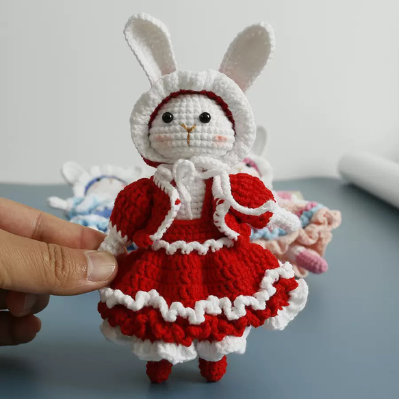 毛糸 手作り 編みぐるみ ニット人形 キーホルダー バッグチャーム 誕生