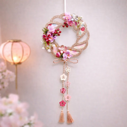 温めあうシマエナガのリース プリザーブドリース フラワーギフト