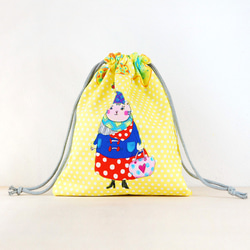 巾着 / odekake-torako 1枚目の画像