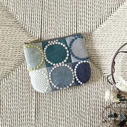 ⚮̈ミナペルホネン symphony navy コンパクトウォレットS ミニ財布