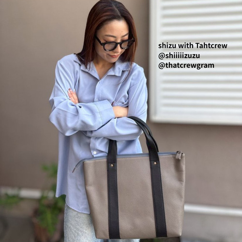 【美品】ハッシュタグ　姫路レザー　トートバッグ　A4収納可能　自立式　男女兼用 LIME made in japan トートバッグ A4 レディース 本革 ビジネスバッグ