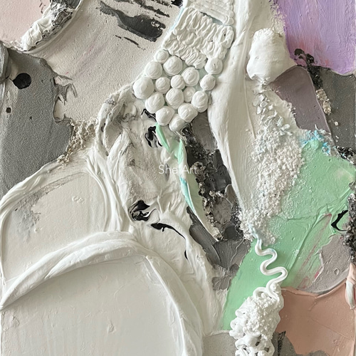 原画M・pattern・パステル/ 北欧 モダンアート 絵画 キャンバスアート