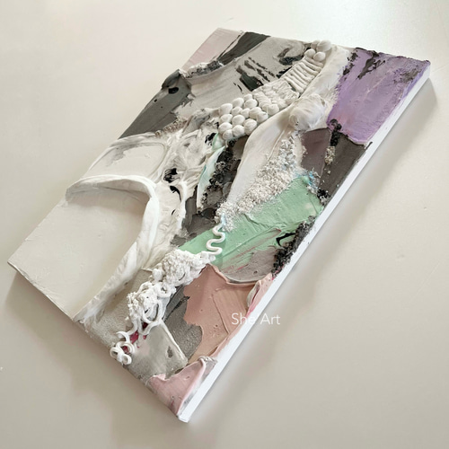 原画M・pattern・パステル/ 北欧 モダンアート 絵画 キャンバスアート