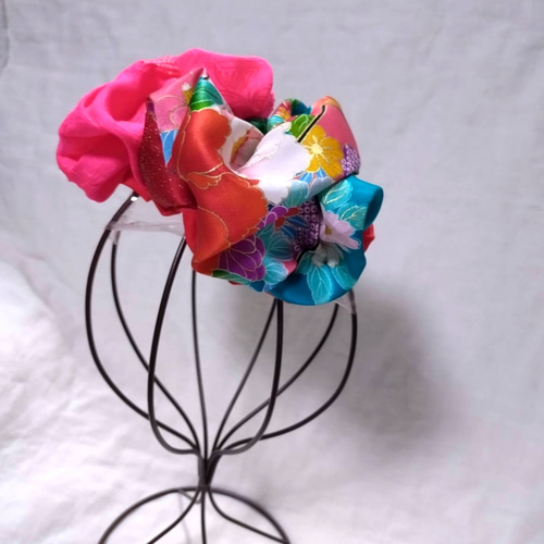 9281】七五三☆顎紐リボン別途☆ひな祭り・成人式・髪飾り・ヘッド