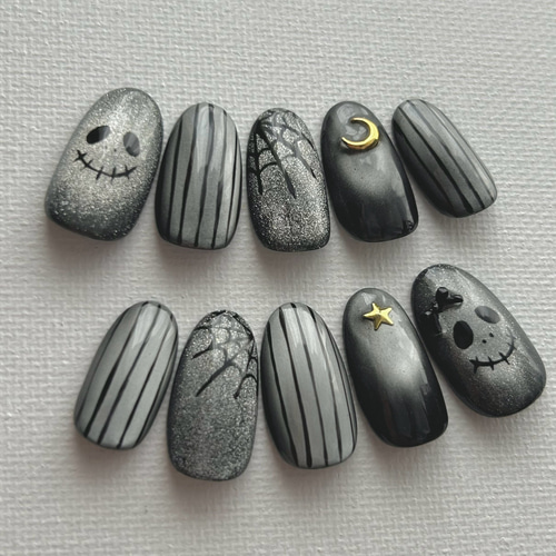 オーダーページ⑩ ハロウィンネイル ハロウィンパーツ👻🧡 #ハロウィンネイル#ディズニーハロウィン