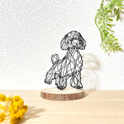 上質なワイヤーアート トイプードル】ワイヤーアート ワイヤークラフト