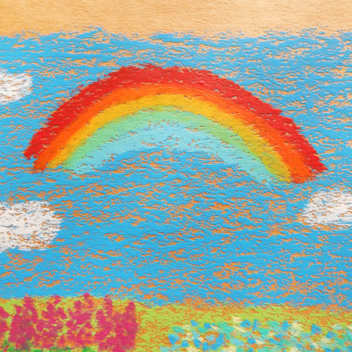 原画 風景画 「あたたかい時間」 自然 木 癒やし 優しい 絵画 アート