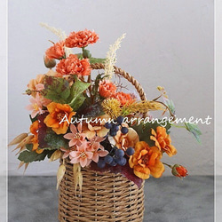 手作りオレンジ系アートフラワー 手作りオレンジ系アートフラワー 手作りオレンジ系アートフラワー