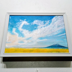 風水開運絵画＊幸せ空の龍と鳳凰～黄金富士～金運　出世　子宝恋愛　出会い結婚　健康 風水絵画＊幸せ空の龍と鳳凰～黄金富士～金出世 子宝恋愛 出会い