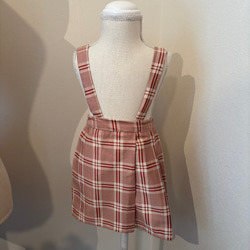 kids vest ⭐︎ タータンチェック柄サイドリボンベスト　子供服　秋冬服　ベビー服　80 90 100 110 6枚目の画像