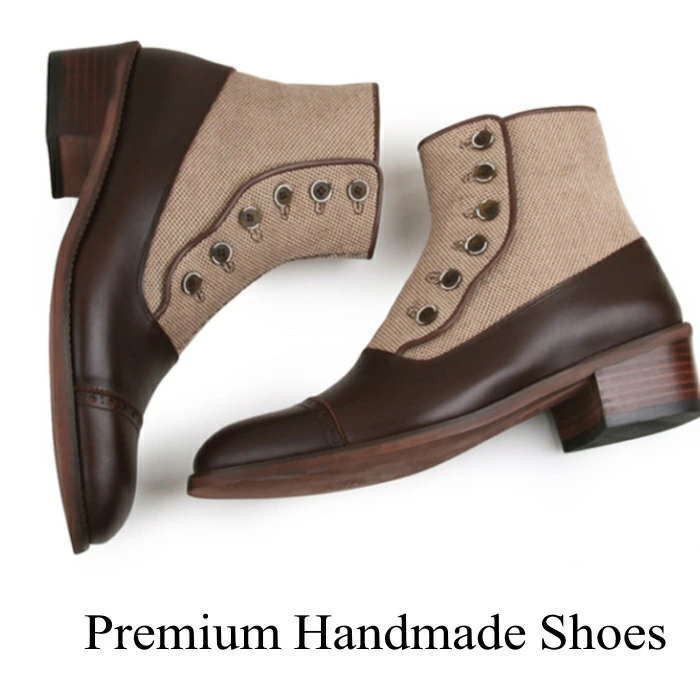 レザーブーツ 配色切り替えレザーブーツ ハンドメイド ブーツ レザーブーツ 本革ブーツ メンズブー