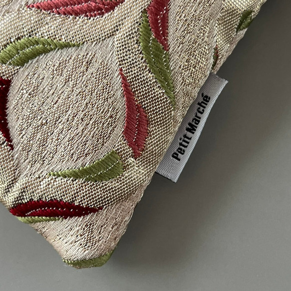 【受注制作】モロッカン生地のスマホショルダー ♦リエール♦ギフトにおすすめ♦ 5枚目の画像