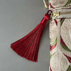 【受注制作】モロッカン生地のスマホショルダー ♦リエール♦ギフトにおすすめ♦ 3枚目の画像