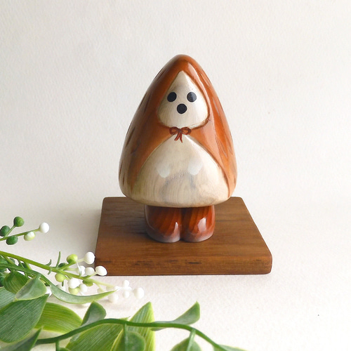 ゆきんこ （☆台付き） Yukinko その他置物 工房西岡 通販 19881372