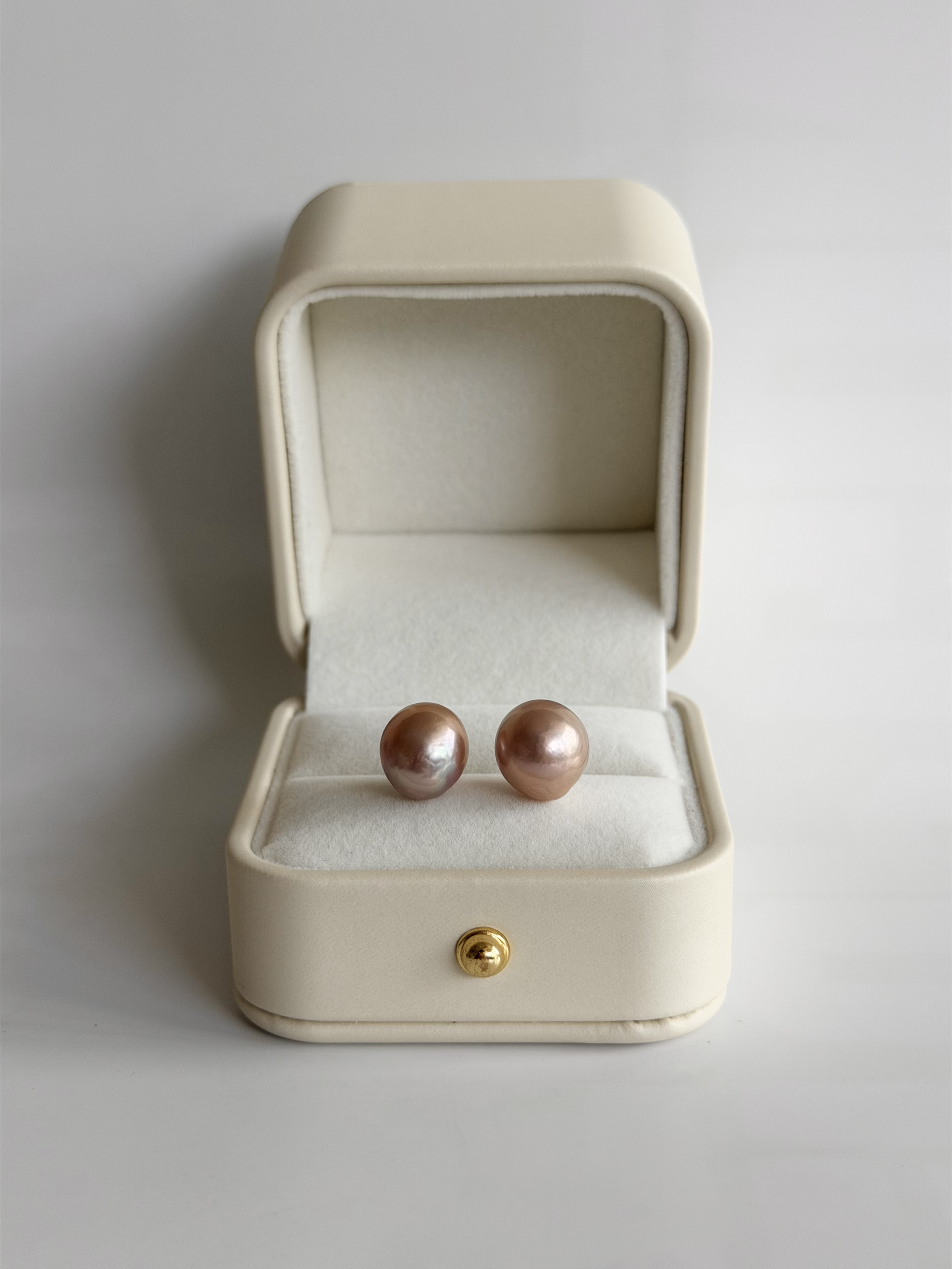 淡水パールのバロックピアス/金具変更可〈14kgf  K10  K18〉