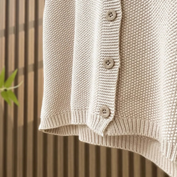 綿100% Vネック  ニットベスト 秋冬 ゆったりオーバーサイズ 綿毛糸 アンサンブル 重ね着 おしゃれ ノーカ 13枚目の画像