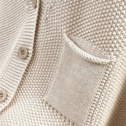 綿100% Vネック  ニットベスト 秋冬 ゆったりオーバーサイズ 綿毛糸 アンサンブル 重ね着 おしゃれ ノーカ 9枚目の画像