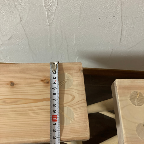 送料込○ゴルゴン&ゾーラ兄弟チェア座面にヒノキ一枚板を使用 椅子